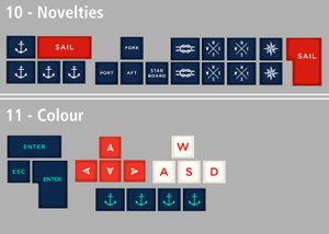Image of DSA Royal Navy Double-Shot Keyset R2